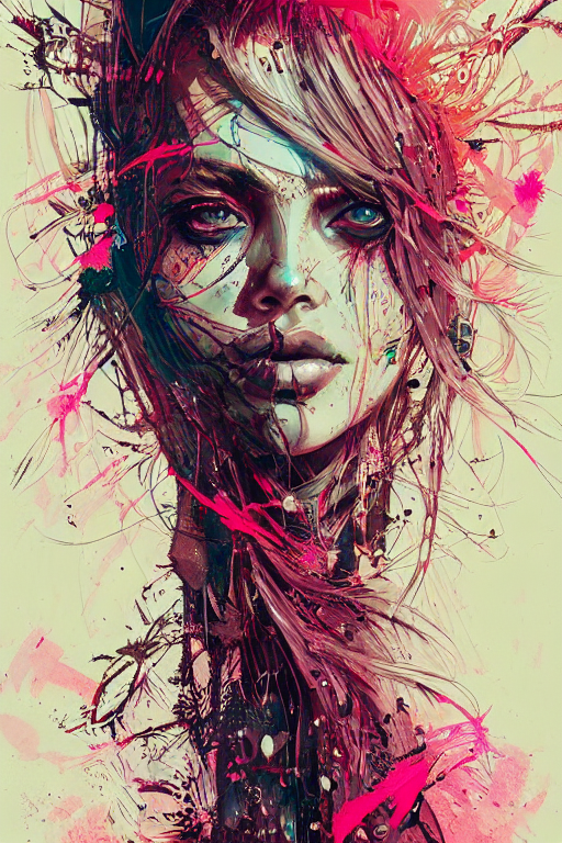 stable diffusion 15 strong warrior princess centered key visual intricate highly detailed breathtaki
