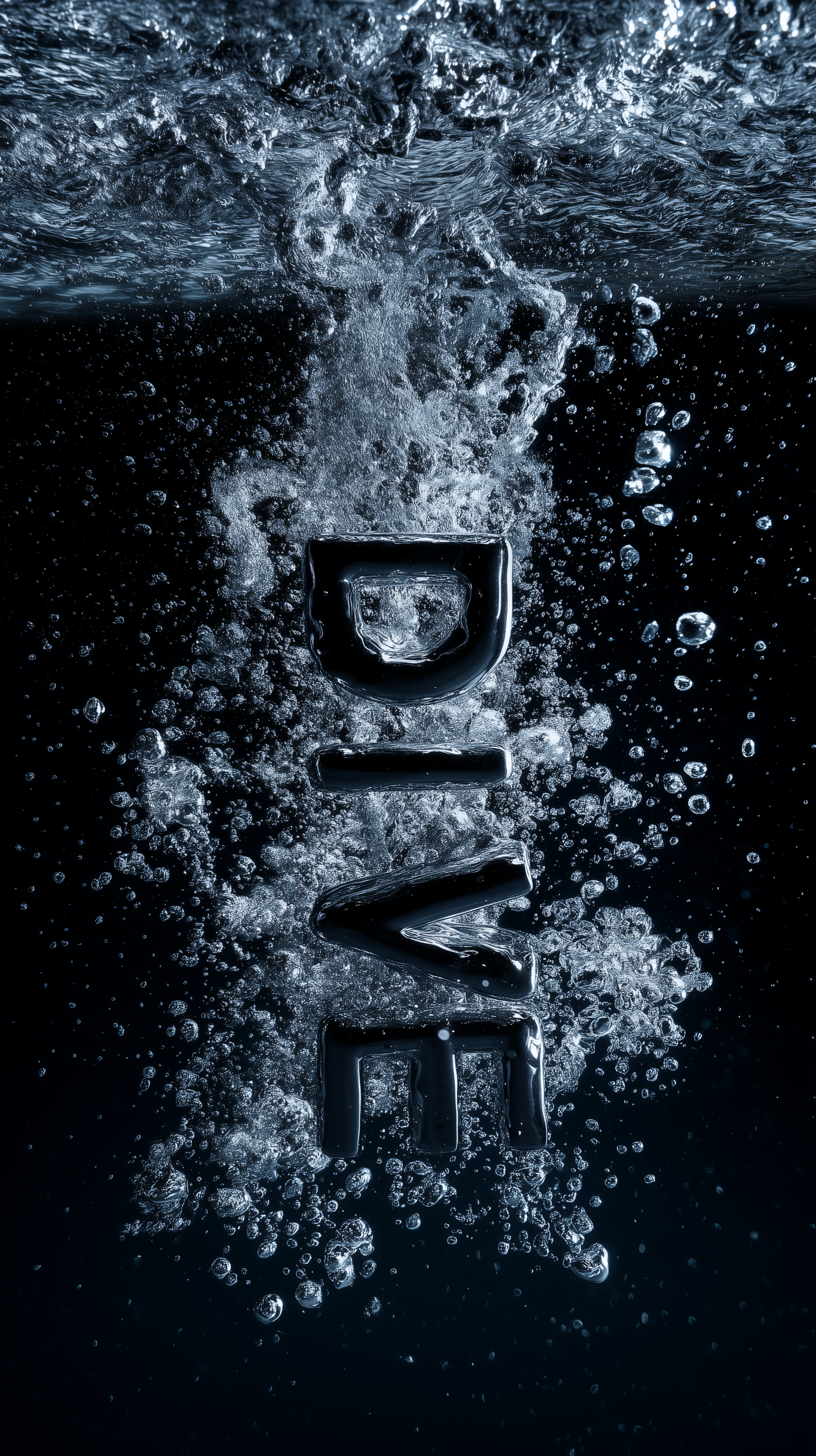 midjourney shatter high speed macro photography vertical split underwater focus hasselblad h6d 100c 