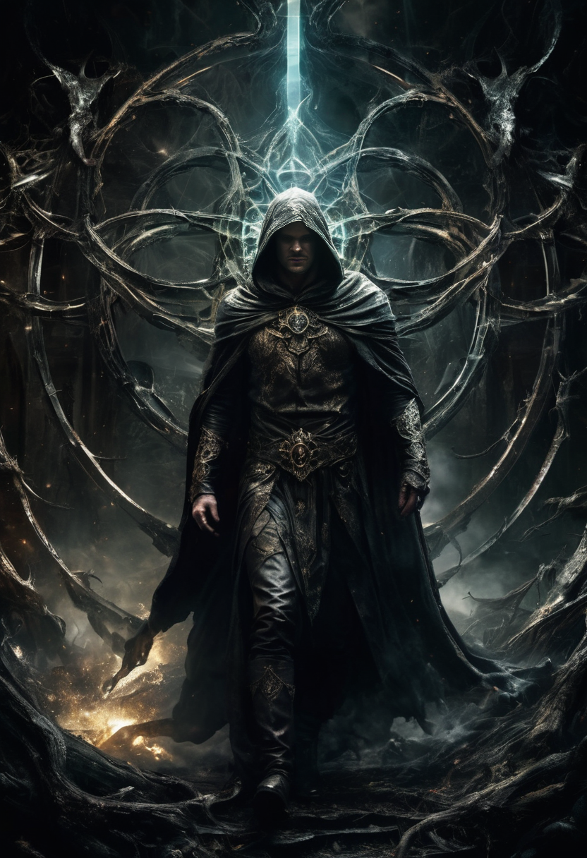stable diffusion xl base 09 man dark fantasy art of ethereal fantasy concept art of existential idio