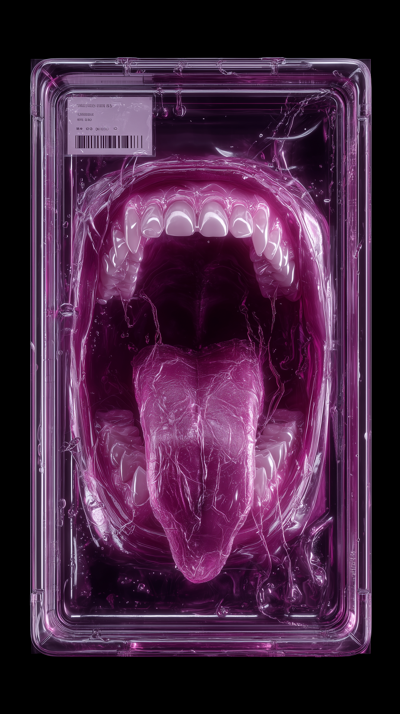 midjourney shatter studio image surreal art top down product angle perfectly centered vampires tooth