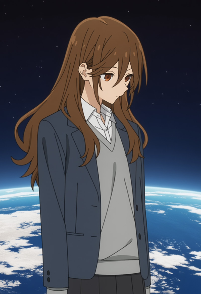 masterpiece, best quality, score_7, amazing quality,, cowboy shot, solo, looking at viewer, , <lora:kyouko-hor