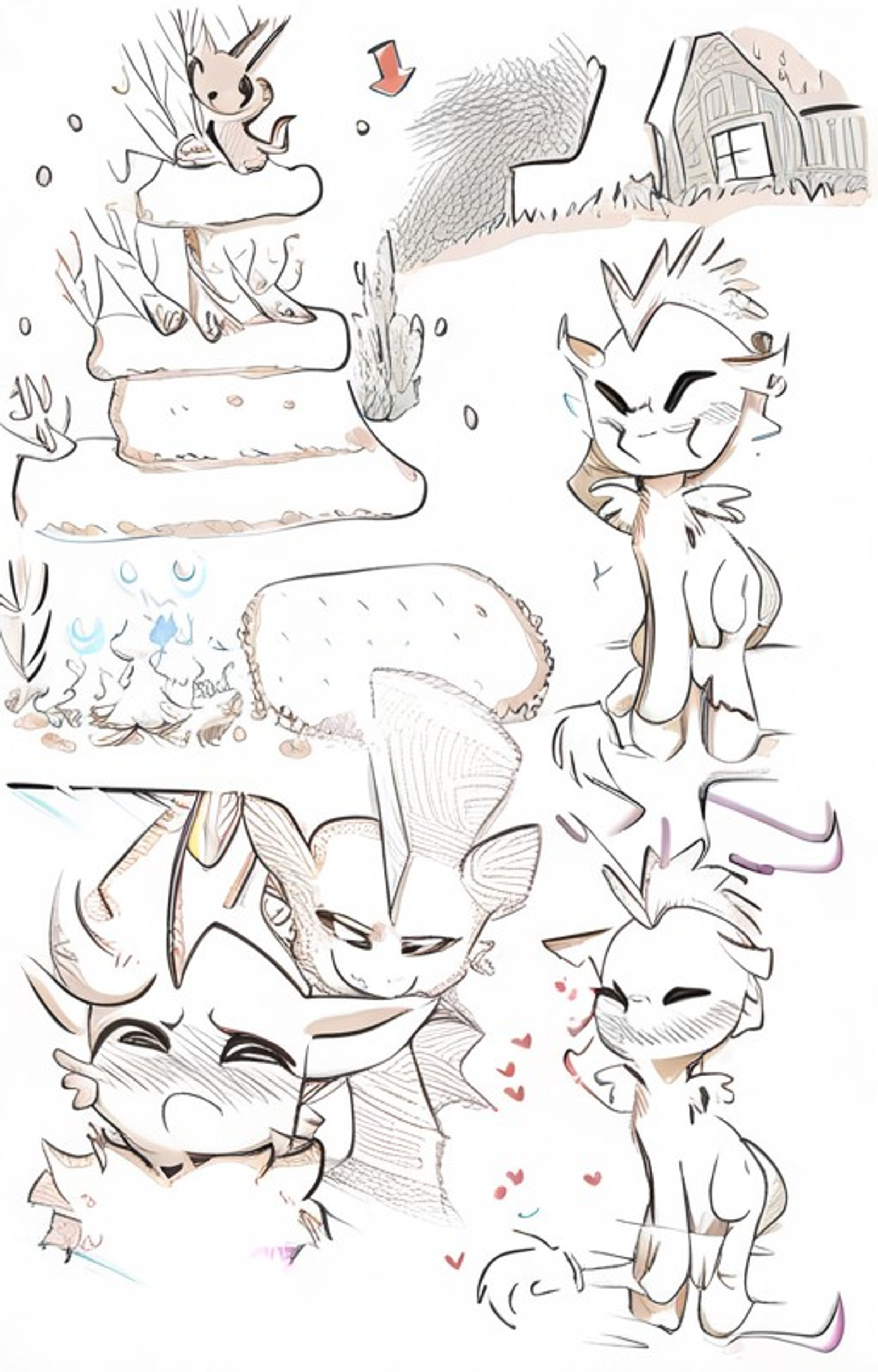 core_9, score_8_up, score_7_up, 5g, 3 boy, 5 girl,
anthro realistic, Spike the dragon is 4 boy, Smolder the dragon is a female, standing, cute, adorable, very aesthetic, furry, realistic female detail, G5, outdoor village, they meet downtown,  g5, 4d, cartoon, my little pony, ((source_pony)), pony, cute, female, mare, Light Pink Hair, Gallus is a male griffon, Fluffy Hair, Light Pink skin, Fluffy Tail, Cyan Eyes, feral, happy, smile, blushing, closed mouth, hearts, love, motion lines, cute, high res, detailed, beautiful, beautiful, detailed, detailed fur, beautiful, beautiful pony face, portrait, face, bust, big jaw, wide jaw, big chin, wide chin, holiday of Christmas tree, Магия снежного мира, ice magic. Craft Technological Masterpieces with VD's Circuitery. photorealistic, impressionism (1.5), Cute Style Mix.