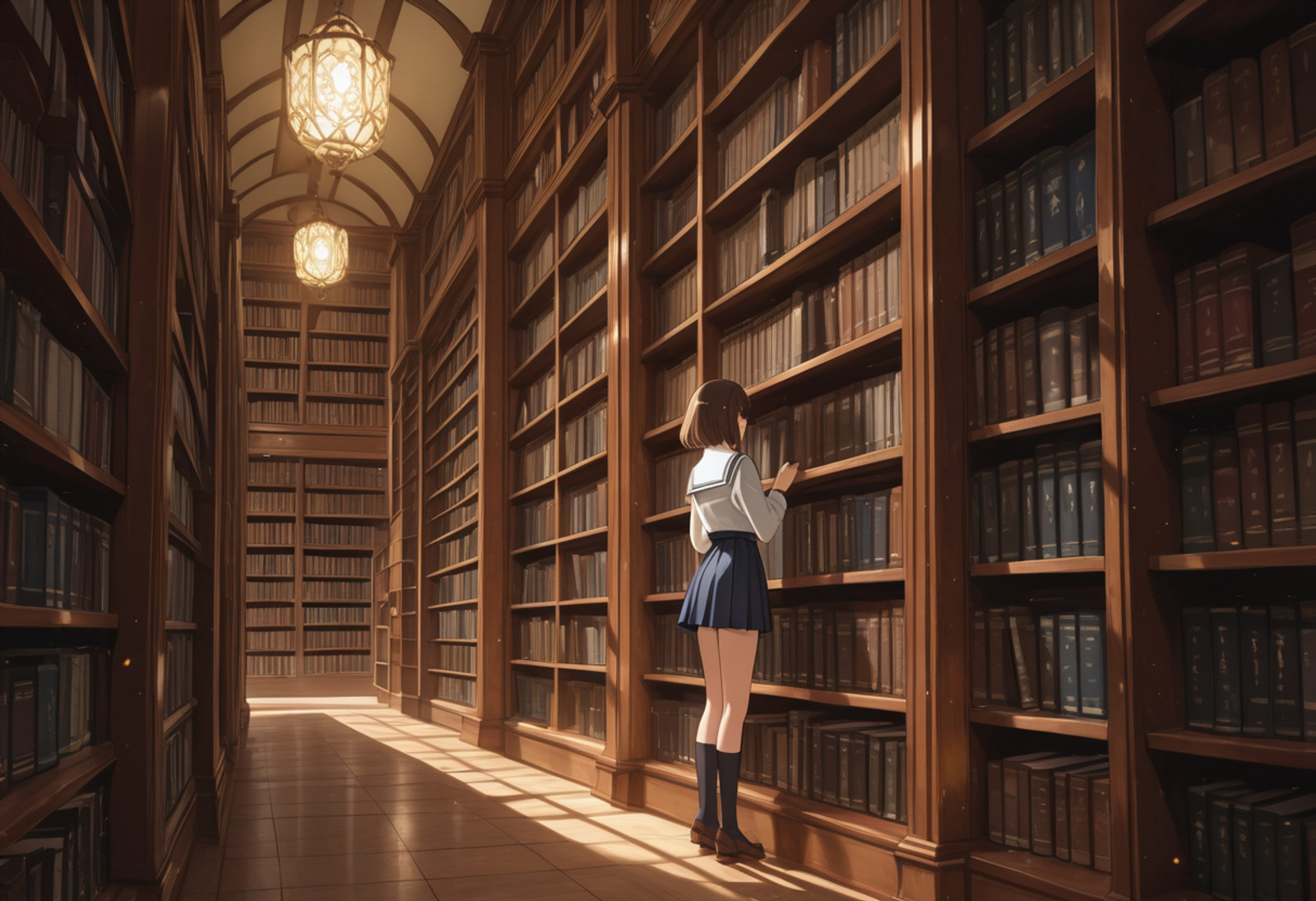best quality,(SFW),source_anime,(indoor,library)