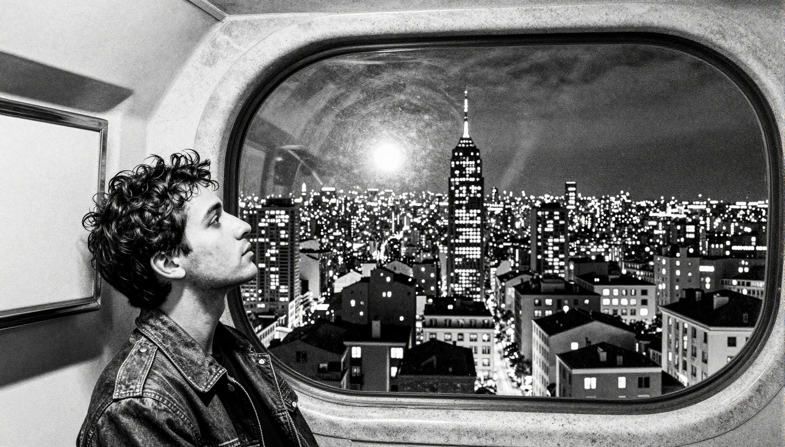 abstract, beautiful, strange, man, night, city, wonderful