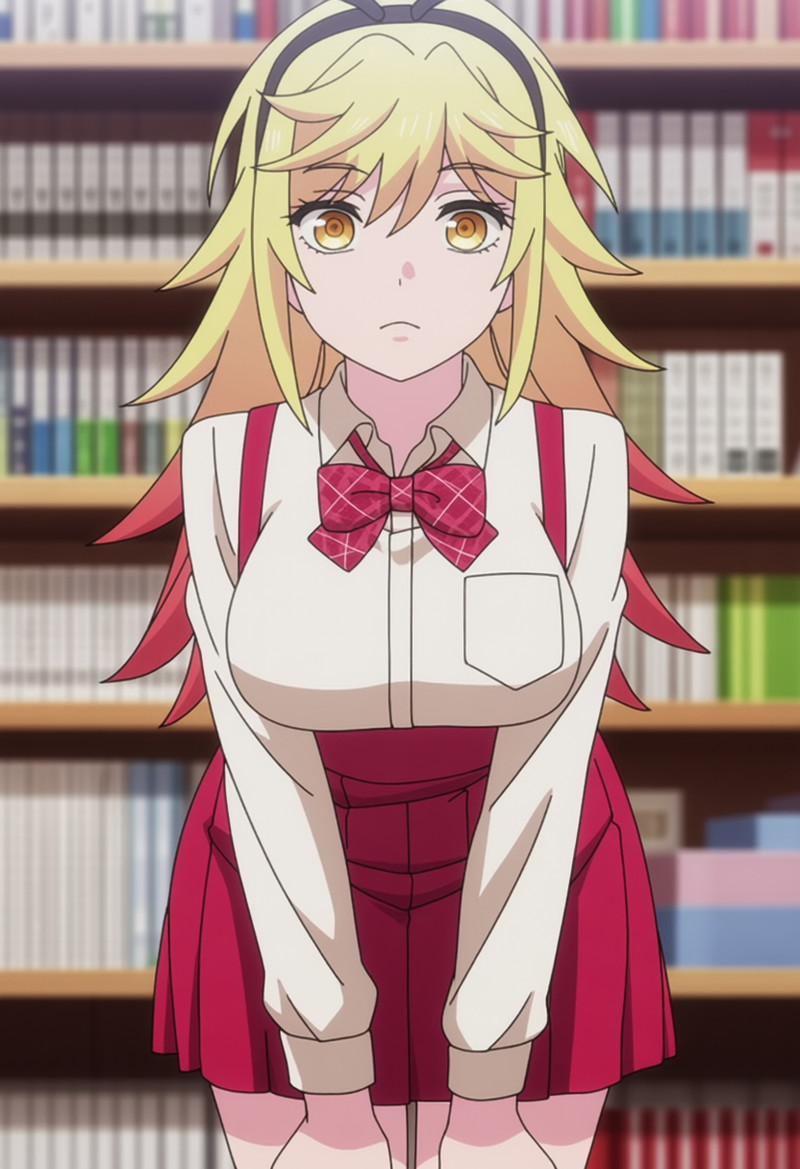 masterpiece, best quality, score_7, amazing quality,, cowboy shot, solo, looking at viewer, , <lora:karen-kami