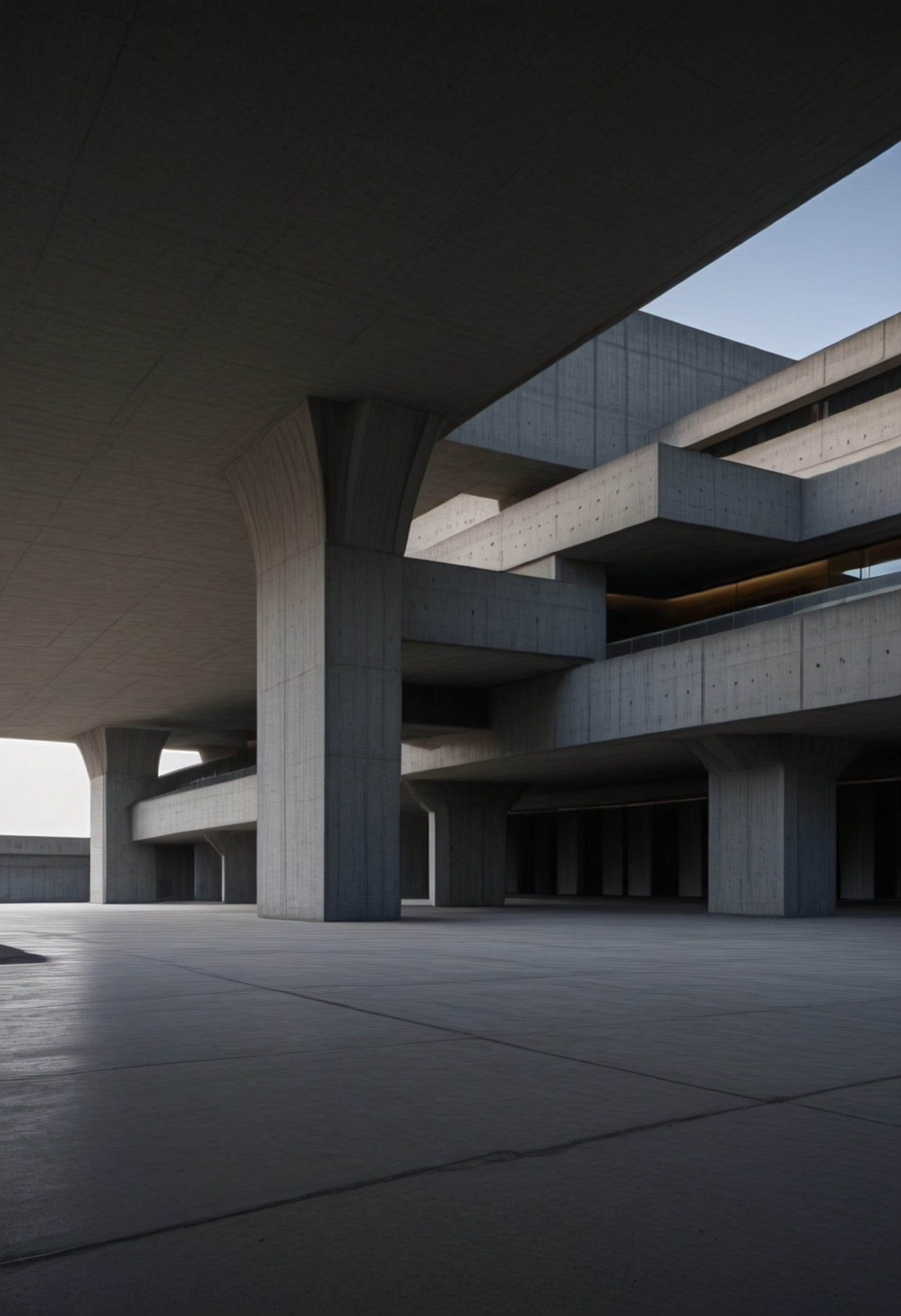 BREAK: very awa, aesthetically pleasing, masterpiece, best quality, high contrast, Clean Composition, dynamic lighting, exterior,
BREAK:
<lora:BruDec_(Buildings)_(SDXL)_(AD):1.25> BruDec, architecture, decayed buildings, <lora:BSS_Visual Enhancer Slider:1>, <lora:Dramatic Lighting Slider:0.4>, <lora:AddMicroDetails_Illustrious:0.6> addmicrodetails,
n'ei, chiaroscuro, very awe, aesthetically pleasing, masterpiece, best quality, absurd details, dutch angle, wide shot,
((
brutalist architecture, no humans, dirty concrete, cracks, concrete, building, large building,
)),
BREAK: lazypos,