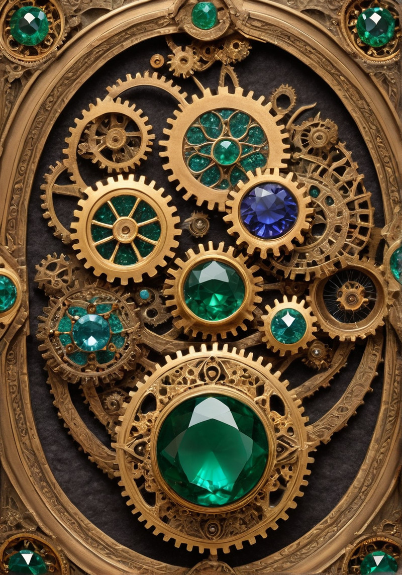 Steampunk style, (Amateur Vector image:1.3) of (Rough sketch:1.3),(Hopeful:1.3) __colors__, __adjectives__, __