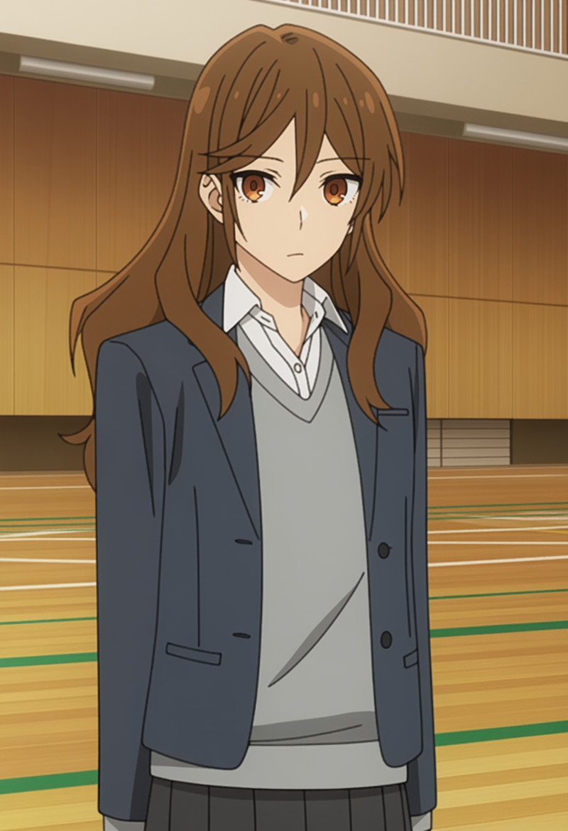 masterpiece, best quality, score_7, amazing quality,, cowboy shot, solo, looking at viewer, , <lora:kyouko-hor
