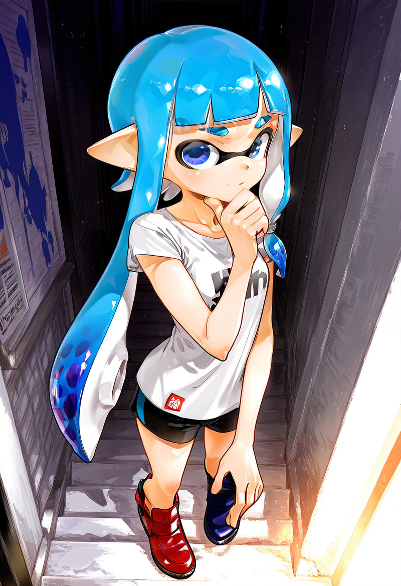 masterpiece, best quality, ultra detailed, ReijiMiyajima,
inkling_girl, splatoon_(series), 1girl, tentacle_h
