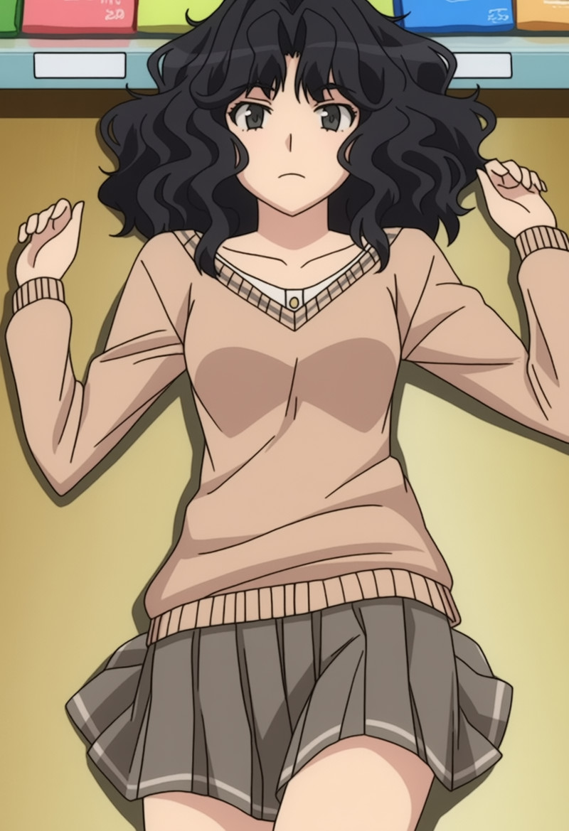 masterpiece, best quality, score_7, amazing quality,, cowboy shot, solo, looking at viewer, , <lora:kaoru-tana