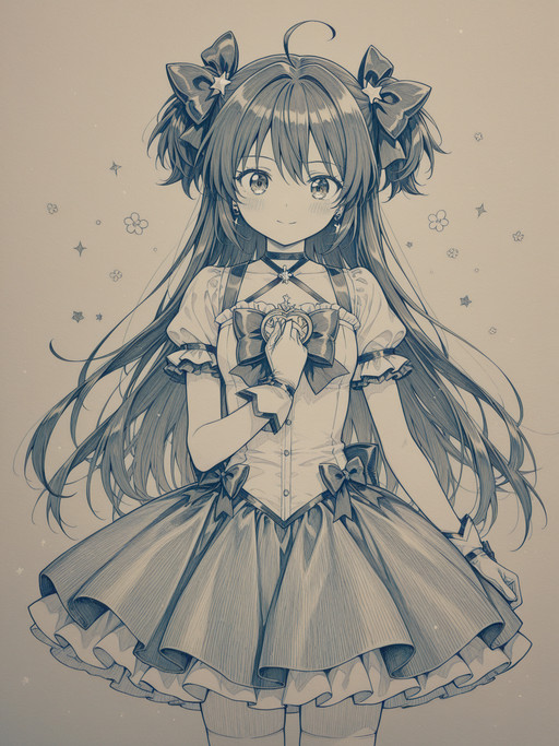 <lora:illustriousXLv01_stabilizer_v1.198:0.5> general, magical girl