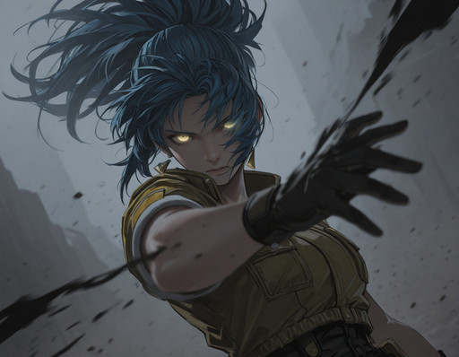 1girl, looking at viewer,
dynamic angle, chinese ink, leona heidern, glowing eyes, official style, wind,
solo,
depth of field, blurry foreground, blurry, masterpiece, best quality, very aesthetic, newest, absurdres,