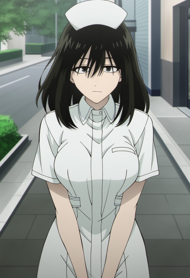 masterpiece, best quality, score_7, amazing quality,, cowboy shot, solo, looking at viewer, , <lora:kabura-hon