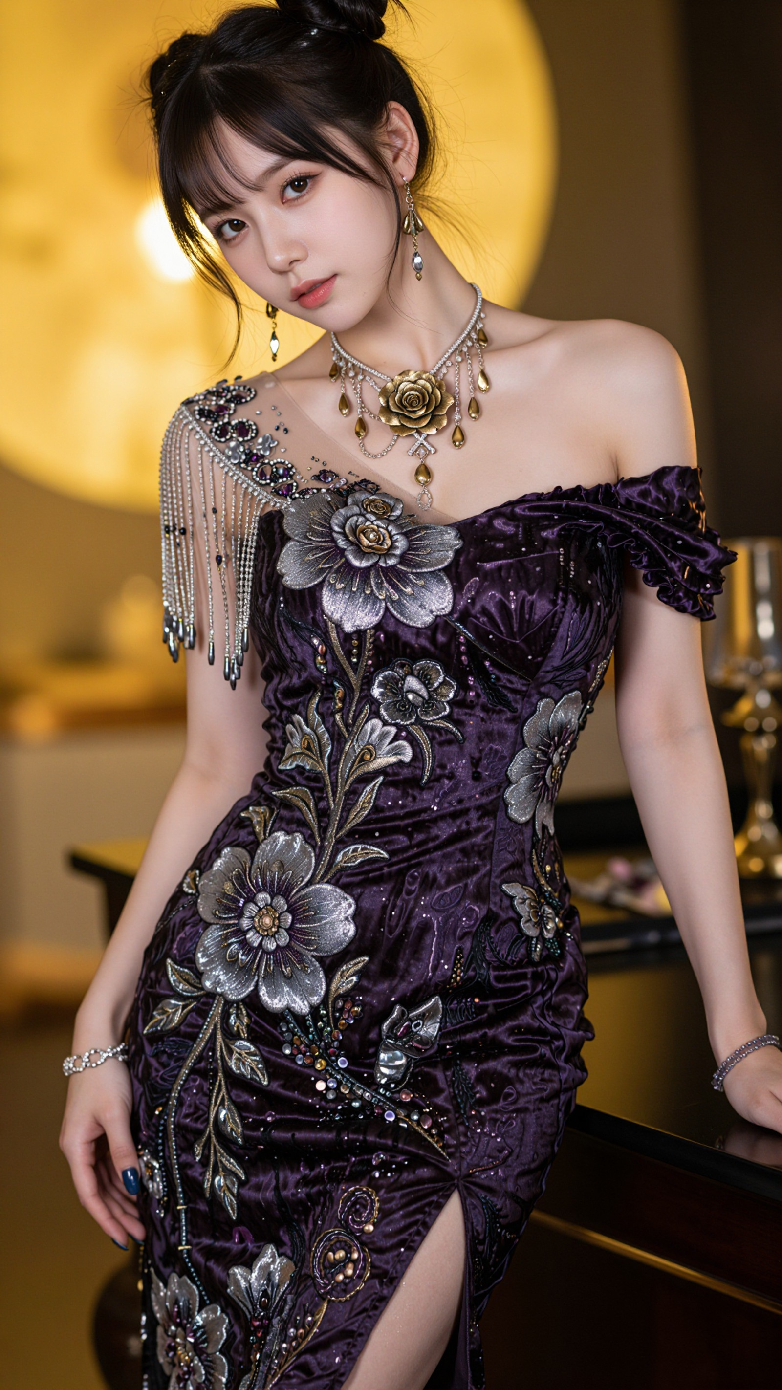 Hyper-realistic,flawless_skin, wearing {gothic outfit|ballgown|gown|cheongsam|china_dress|kimono|__woman_clothes__|Hanfu},Alternate Reality, Stylish Fashion, Creative Art, Unique Aesthetic, Alternative Style,
energy,{shy|sad|smile},清新脫俗,空靈,神秘,浪漫,夢幻,慵懶,無辜感,小胸,
{__Portrait__|__G__},
