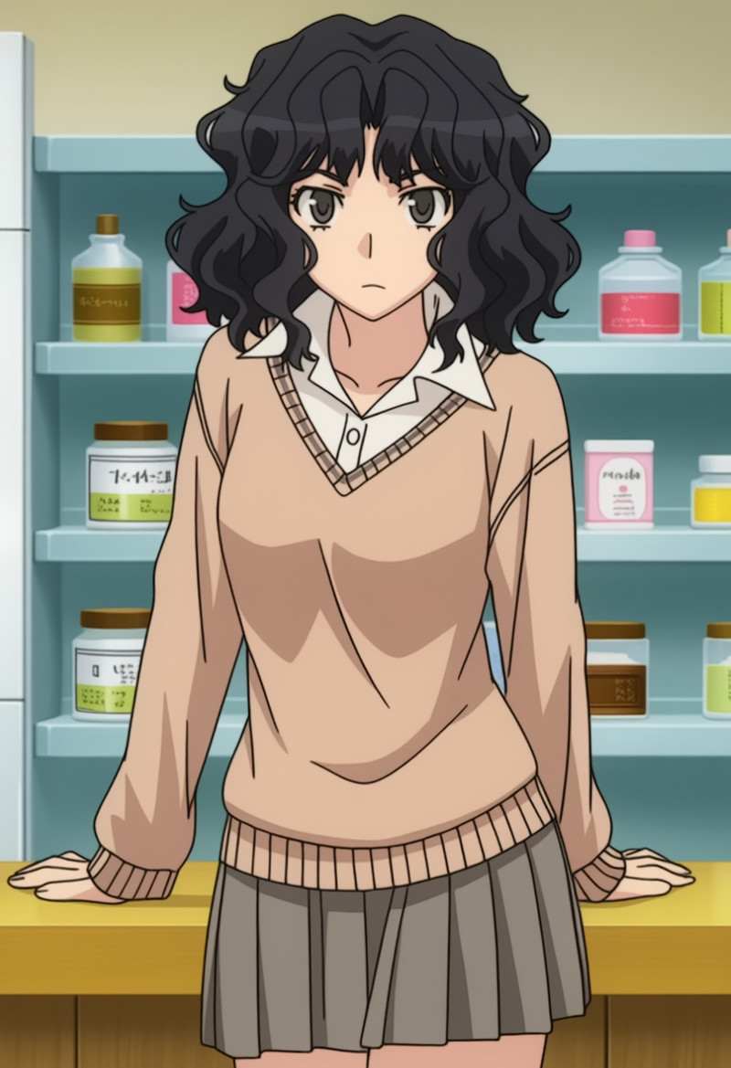 masterpiece, best quality, score_7, amazing quality,, cowboy shot, solo, looking at viewer, , <lora:kaoru-tana