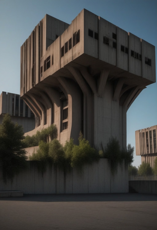 BREAK: very awa, aesthetically pleasing, masterpiece, best quality, high contrast, Clean Composition, dynamic lighting, exterior,
BREAK:
<lora:BruDec_(Buildings)_(SDXL)_(AD):1.25> BruDec, architecture, decayed buildings, <lora:BSS_Visual Enhancer Slider:1>, <lora:Dramatic Lighting Slider:0.4>, <lora:AddMicroDetails_Illustrious:0.6> addmicrodetails,
n'ei, chiaroscuro, very awe, aesthetically pleasing, masterpiece, best quality, absurd details, dutch angle, wide shot,
((
brutalist architecture, no humans, dirty concrete, cracks, concrete, building, large building,
)),
BREAK: lazypos,