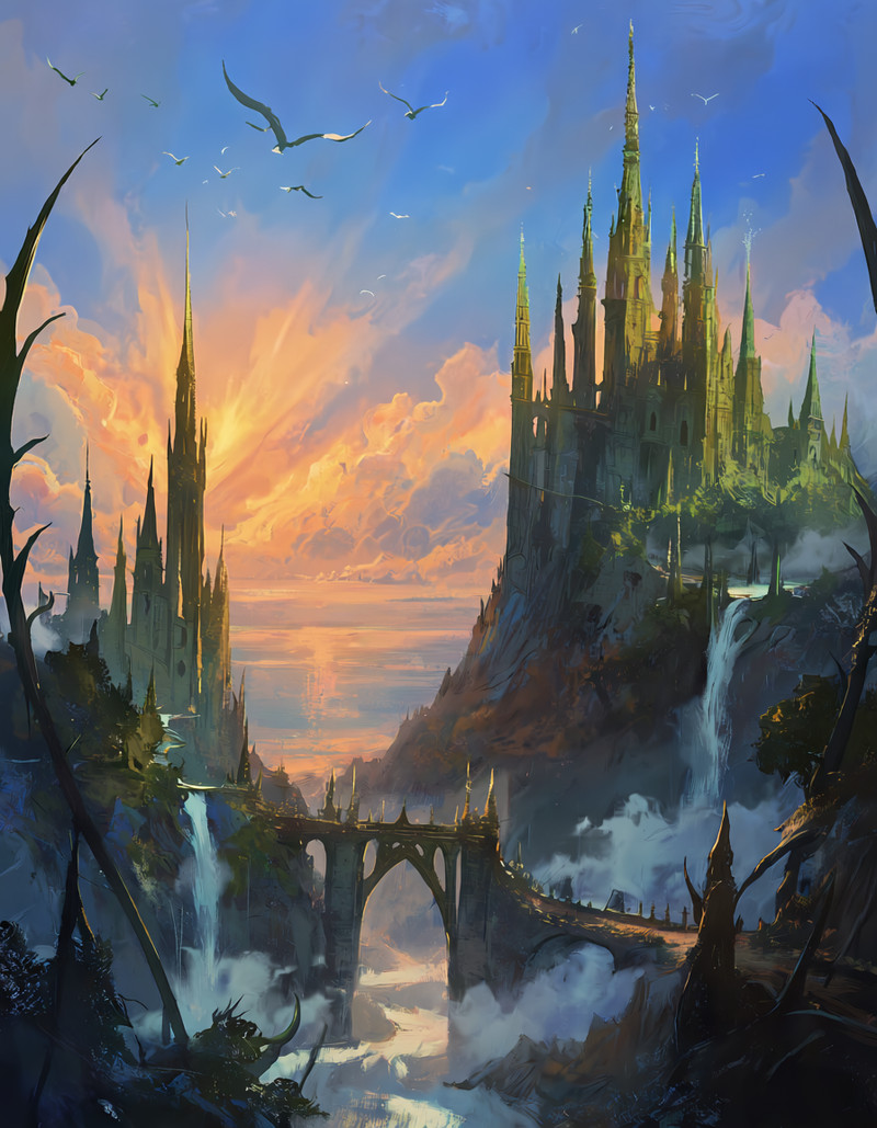 @darkfantasy, masterpiece, best quality, score_9, score_8, score_7,
epic scenery, no humans, castle, cliff, oc